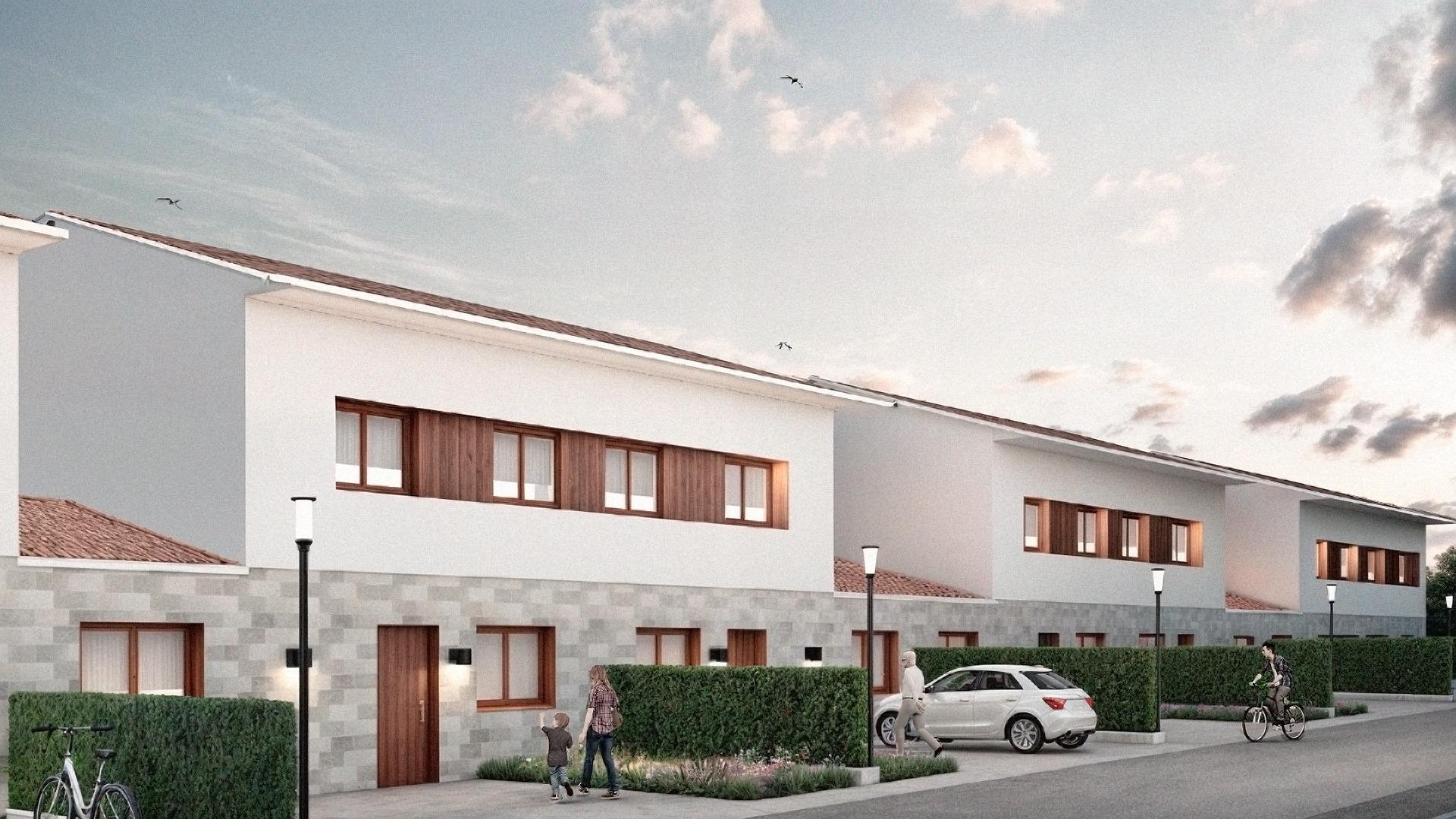 Autopromoción de adosados en Muru-Astráin